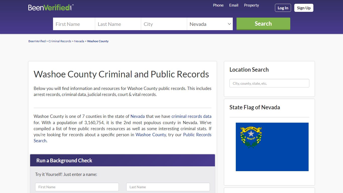 Washoe County Arrest Records in NV - Court & Criminal ...